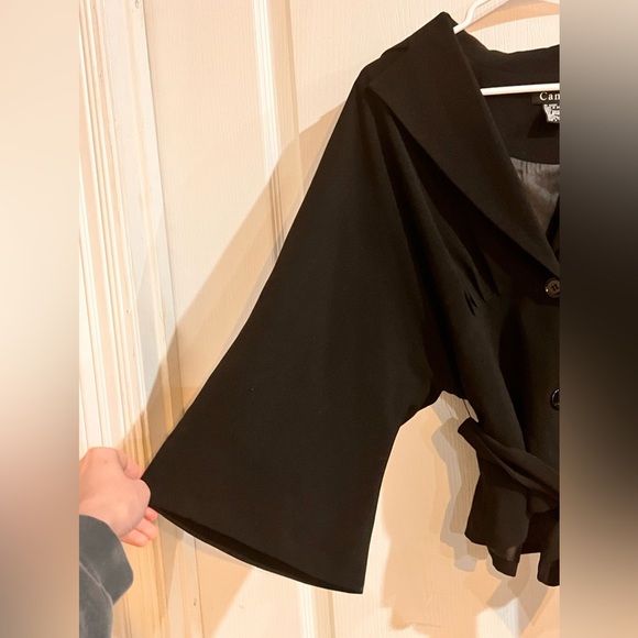 FINAL PRICE Cami Belted Black Blazer Style Jacket - Picture 4 of 6